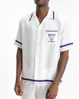 Casablanca Golfer Cuban Collar Ss White