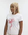 Kenzo T-Shirt Flower Off White