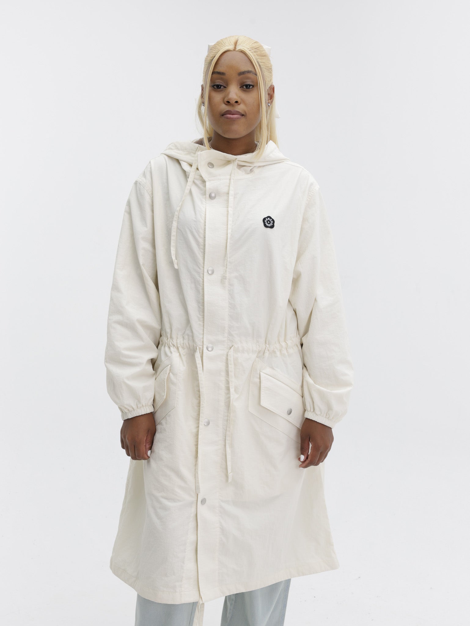Kenzo Jacket Windbreaker Parka Ecru - AL Capone Premium