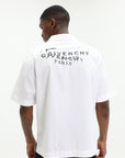 Givenchy Shirt In Poplin With Print White