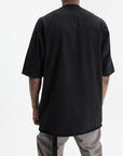 Rick Owens T-Shirt Jumbo Ss Knit Black/Pearl