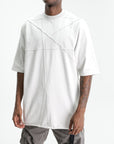 Rick Owens T-Shirt Jumbo Ss Knit Milk Wash