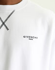Givenchy Couture Seam Sweatshirt White