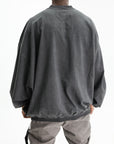 Rick Owens Sweater Hun Crewneck Knit Faded Black/Silver