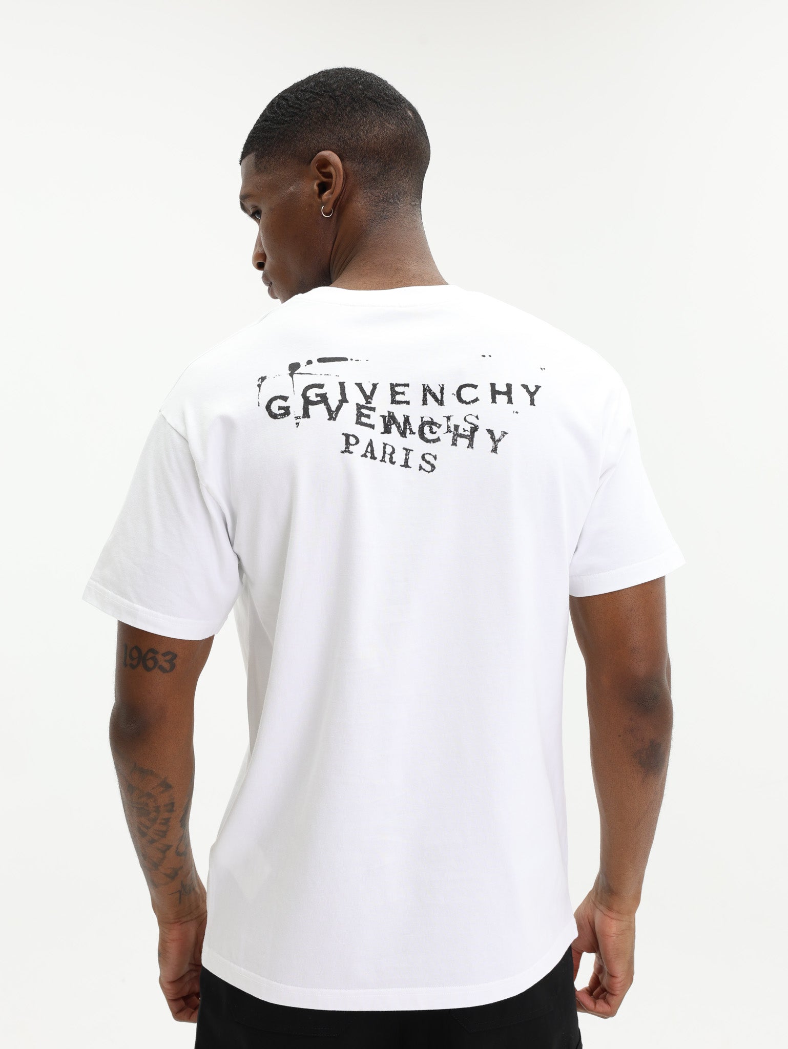 Givenchy T-Shirt With Stamp Print White - AL Capone Premium
