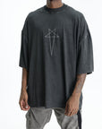 Rick Owens T-Shirt Tommy T Faded Black/Silver