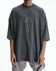 Rick Owens T-Shirt Tommy T Faded Black/Silver