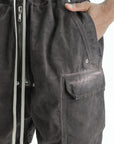 Rick Owens Shorts Cargobela Grape