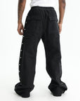 Rick Owens Pants Wide Pusher Black