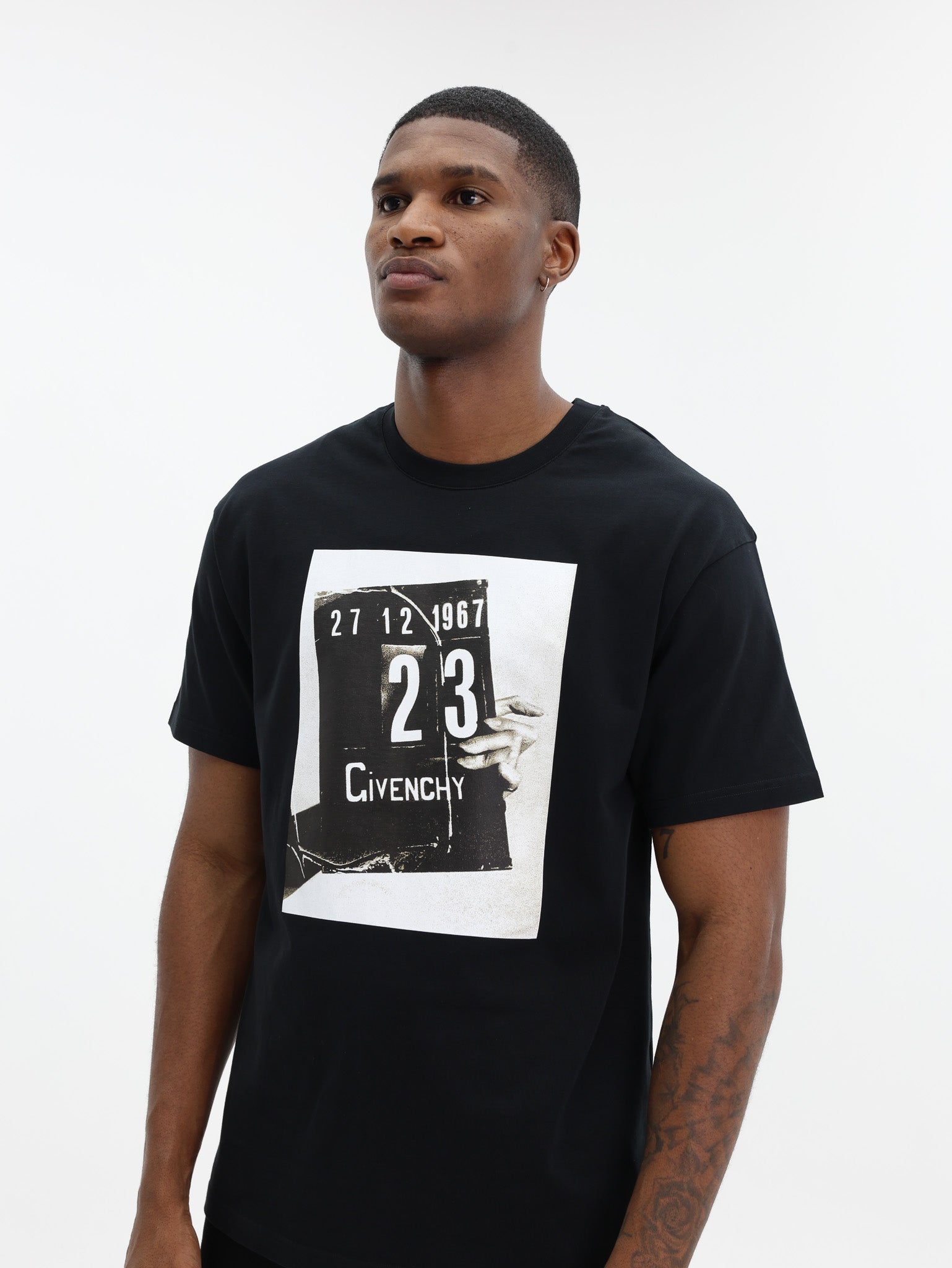 Givenchy T-Shirt With Print Black - AL Capone Premium