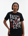 Comme Des Garcons T-Shirt Ss Printed Graphics Black-Red