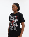 Comme Des Garcons T-Shirt Ss Printed Graphics Black-Red