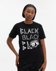 Comme Des Garcons T-Shirt Ss Printed Graphics Black-White