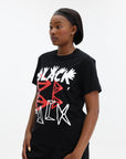 Comme Des Garcons T-Shirt Ss Printed Graphics Black