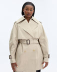 Givenchy Cocoon Short Trench Beige/Mustard