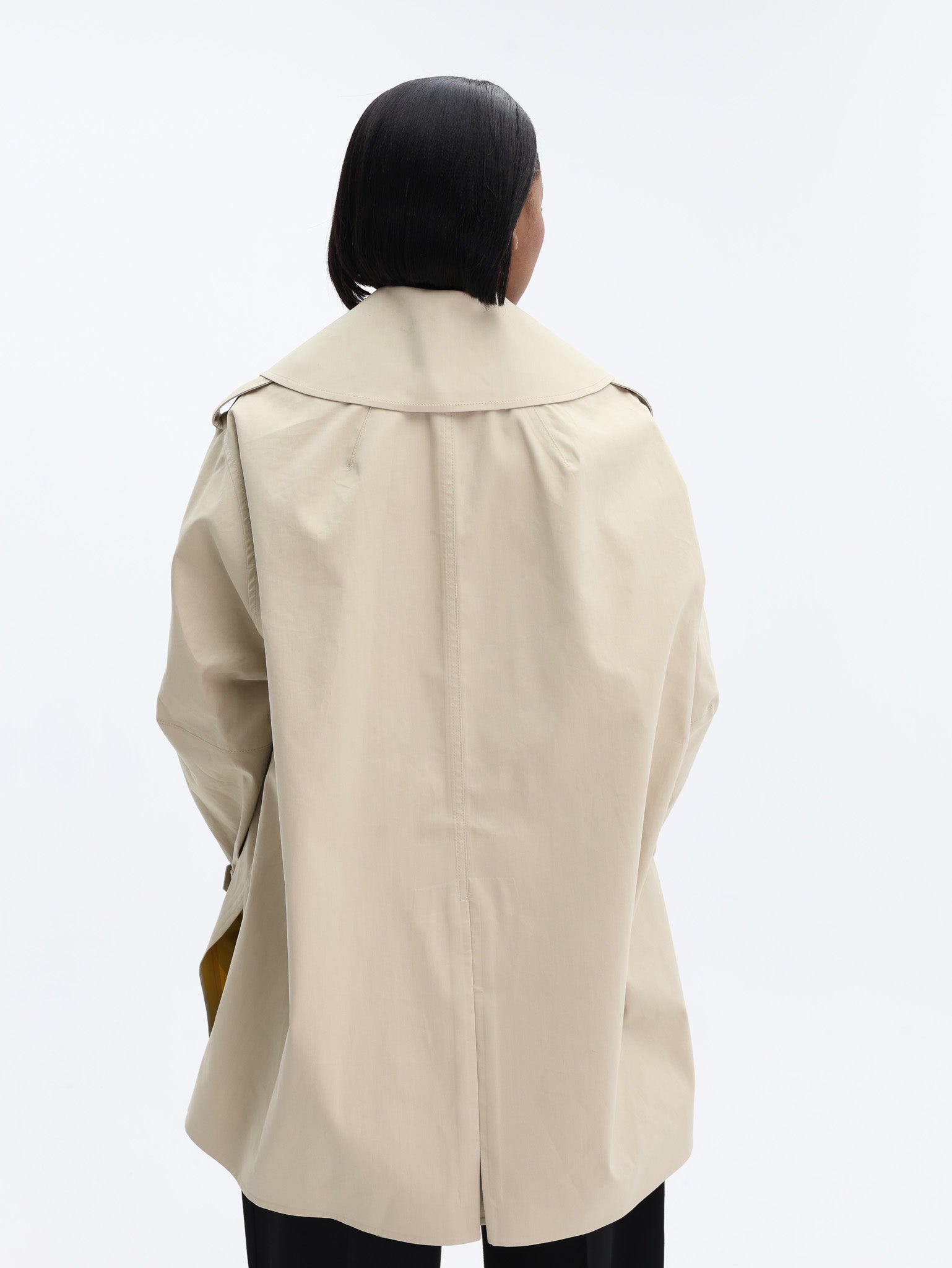Givenchy Cocoon Short Trench Beige/Mustard - AL Capone Premium