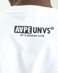 Aape T-Shirt Universe Logo White