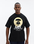 Aape T-Shirt Universe Logo Black