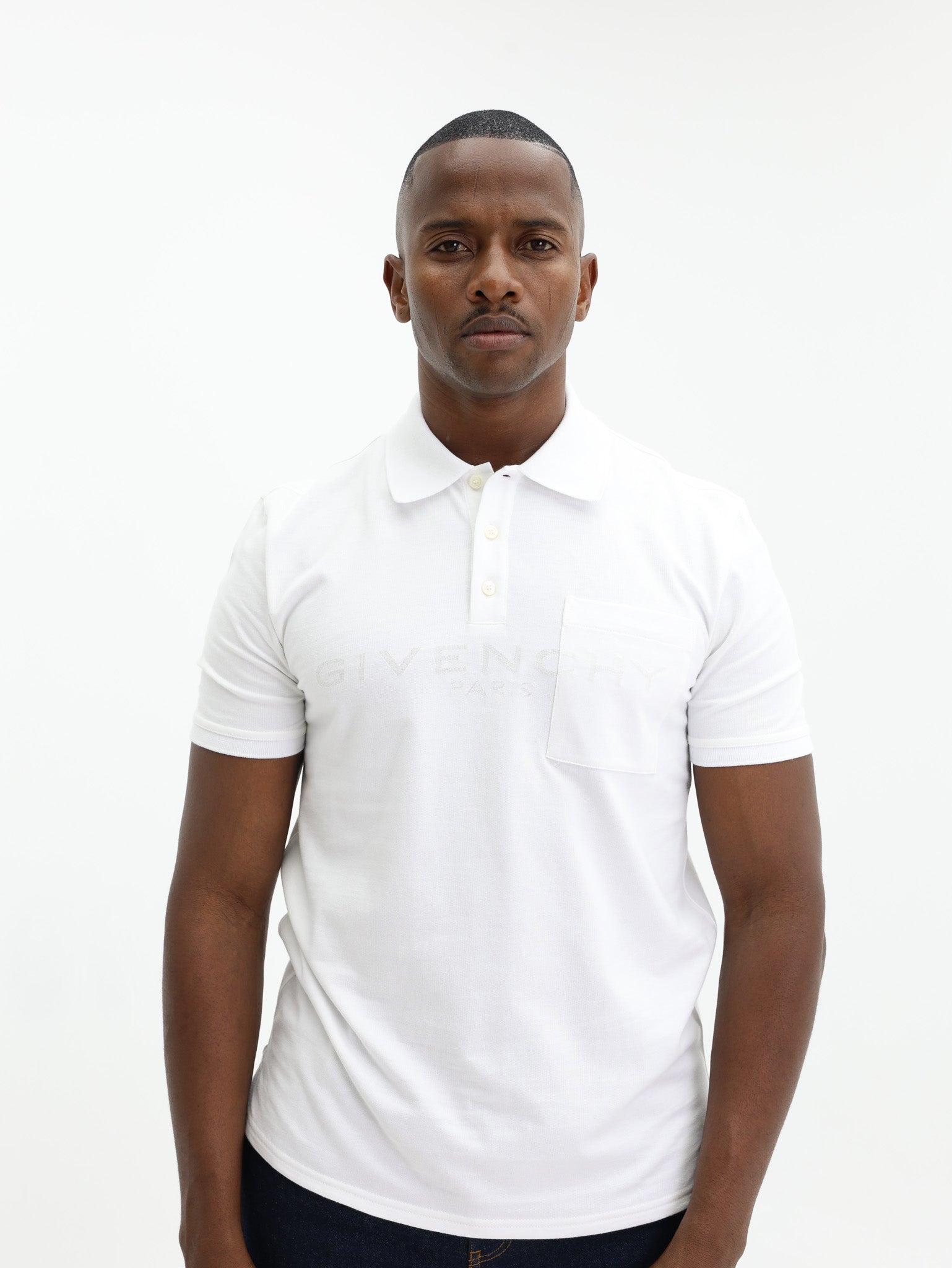 Givenchy Polo Jacquard White - AL Capone Premium