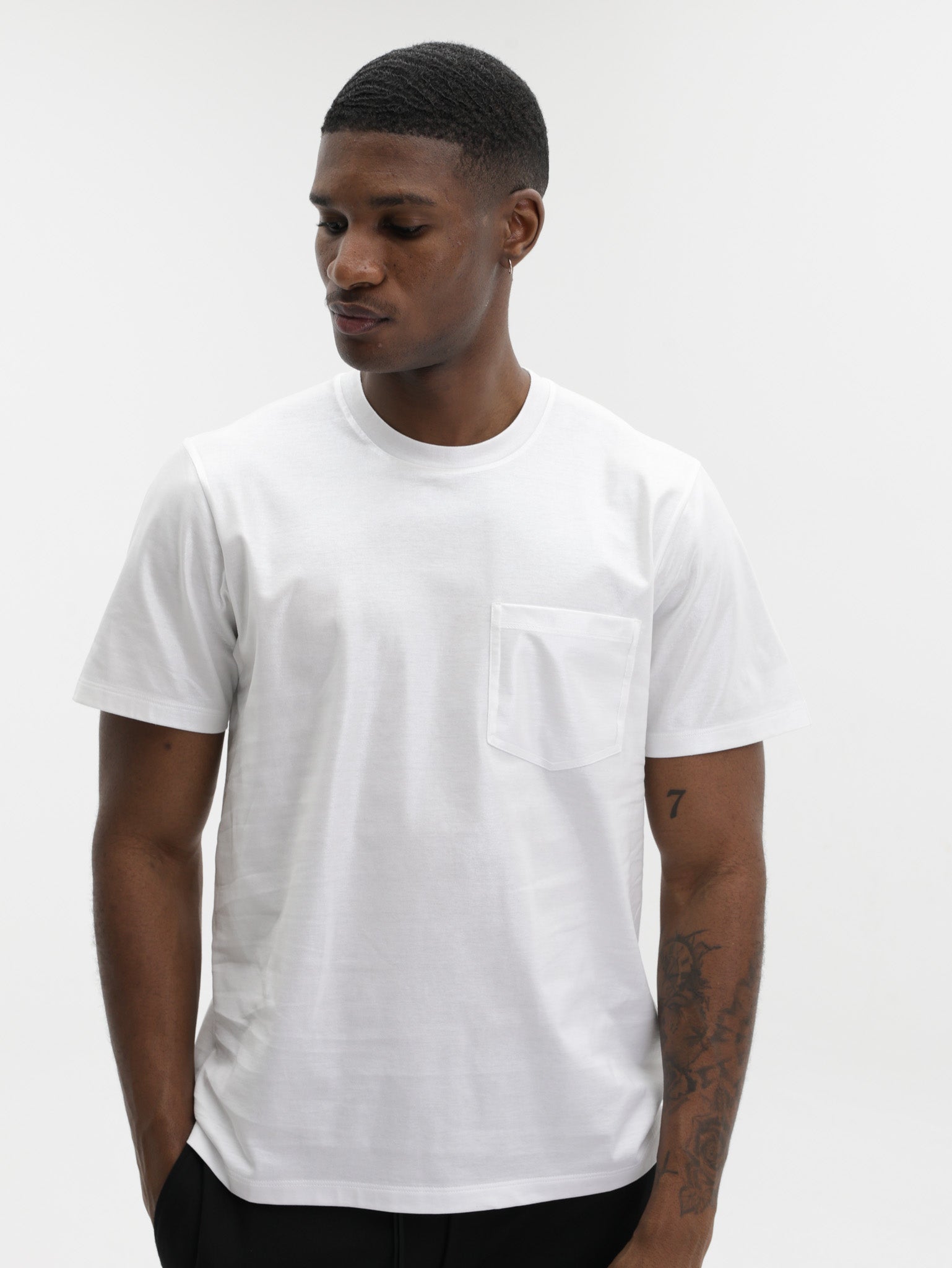 トップス maison martin Margiela Maison Margiela Distorted Logo T-Shirt White - AL Capone Premium