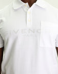 Givenchy Polo Jacquard White