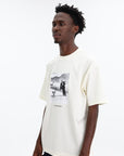 Drole T-Shirt Le T-Shirt Ice Skating Waiter Off White
