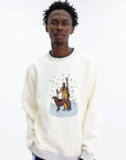 Drole Sweatshirt Le Sweatshirt Skieur Off White