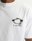 Capone T-Shirt Metallic Logo White