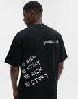 Capone T-Shirt Oversized No Risk No Story Black