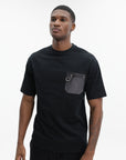 Capone T-Shirt Pocket With Zip Black