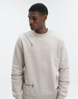 Capone Sweater Zip Beige