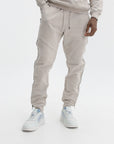 Capone Sweatpants Side Zip Beige
