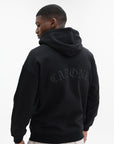 Capone Hoodie Metallic Rings Black