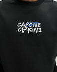 Capone Sweater Double Logo Black