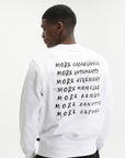 Capone Sweater Double Logo White