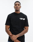 Capone T-Shirt Corner Logo Black-White