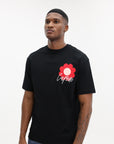Capone T-Shirt Flower Logo Black