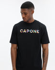 Capone T-Shirt Logo Black-Multi