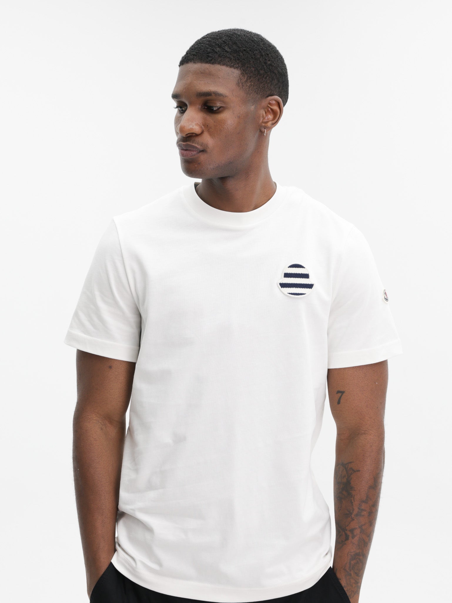 Moncler Shirt Logo White - AL Capone Premium
