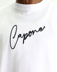 Capone T-Shirt Logo White-Black