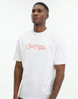 Capone T-Shirt Logo White-Pink