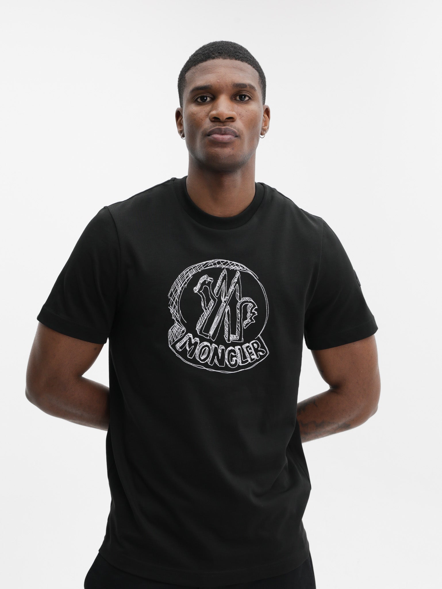 Moncler T-Shirt SS Black - AL Capone Premium