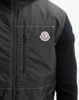 Moncler Cardigan Logo Black
