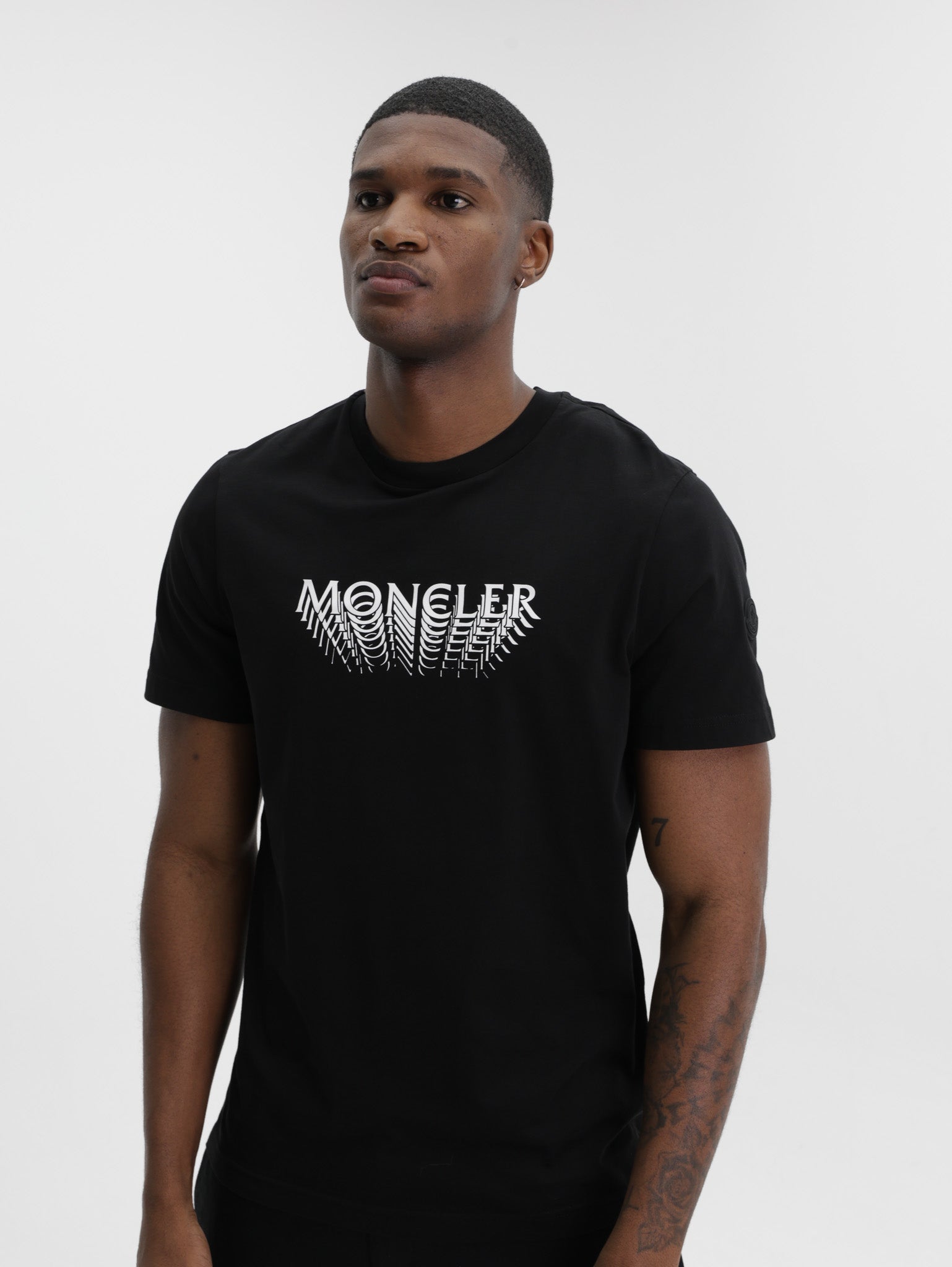 MONCLER Tシャツ Moncler T-Shirt SS Black - AL Capone Premium