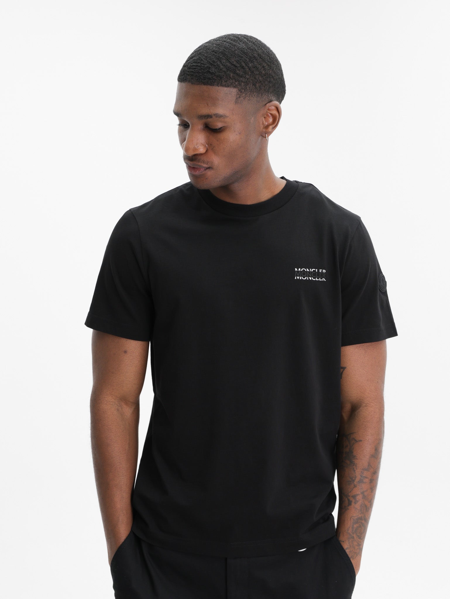 Moncler T-Shirt SS Black - AL Capone Premium