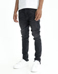 Purple Jeans Low Rise Skinny Black