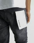 Purple Jeans Low Rise Skinny Black