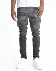Purple Jeans Low Rise Skinny Black