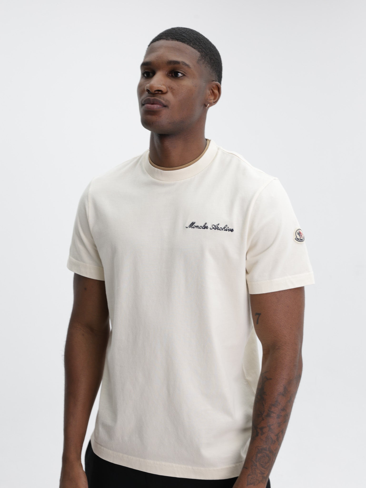Moncler T-Shirt SS Off-White - AL Capone Premium