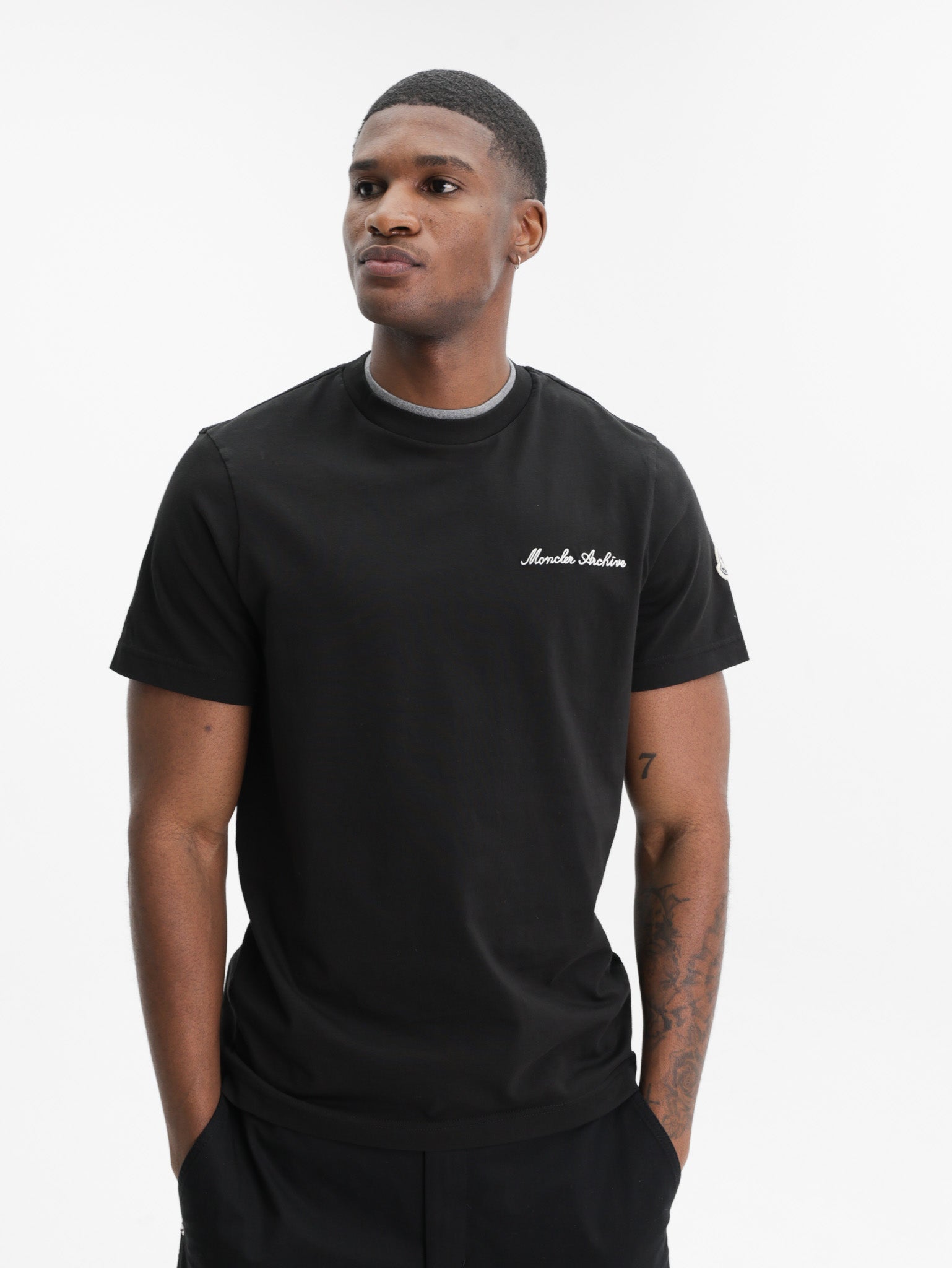 Moncler T-Shirt SS Black - AL Capone Premium